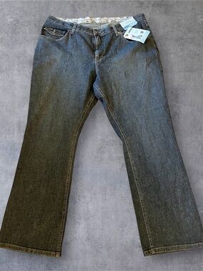 Riders by Lee No Gap Waistband Stretch Jeans 18W NWT